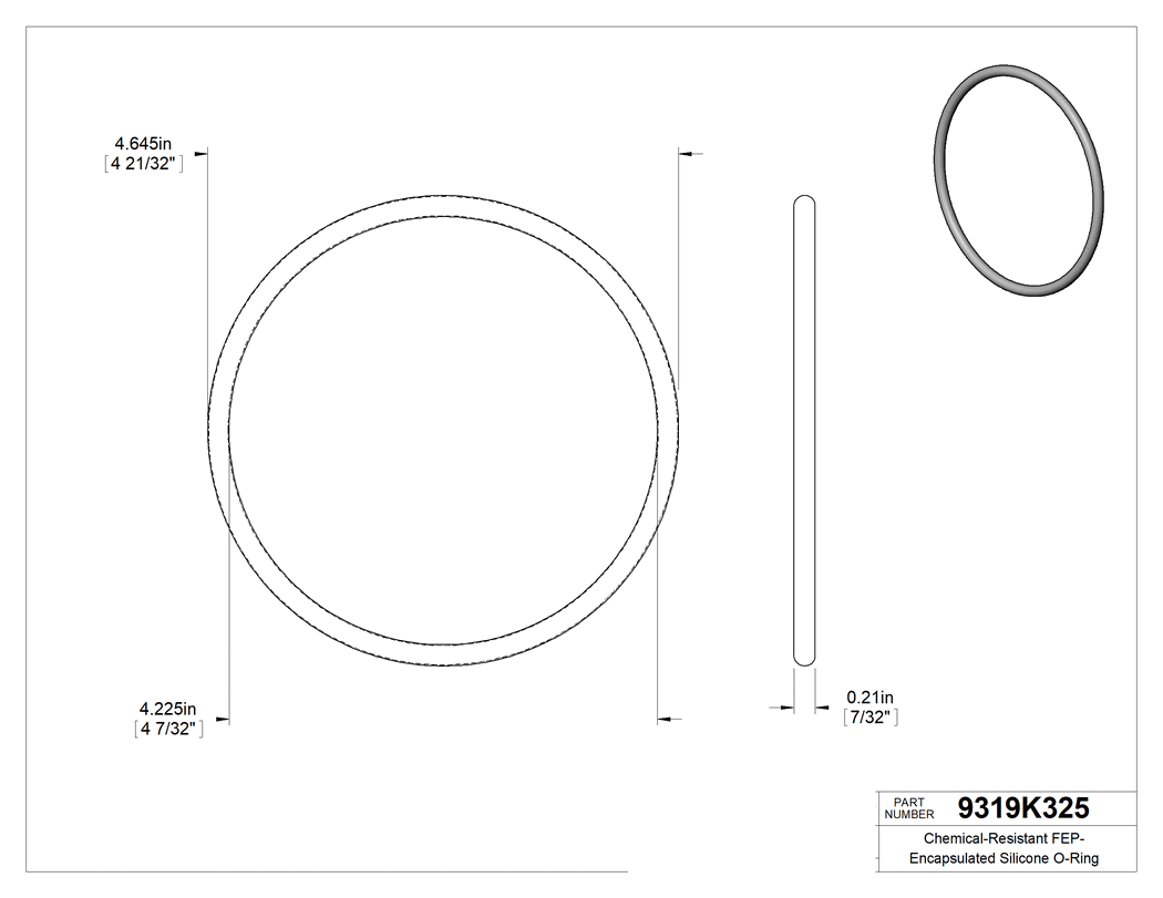 Technical drawing - 9319K325